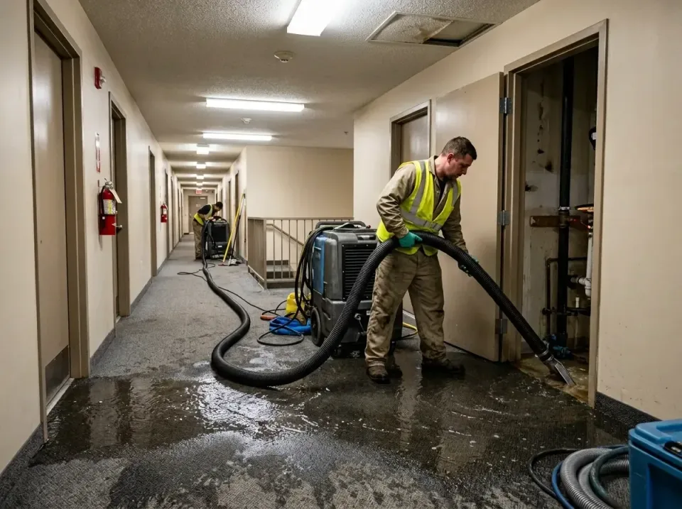 multi-unit-apartment-hallway-f-005 — frequently asked questions, Emergency Burst Pipe Water Extraction & Removal in Oceansid…